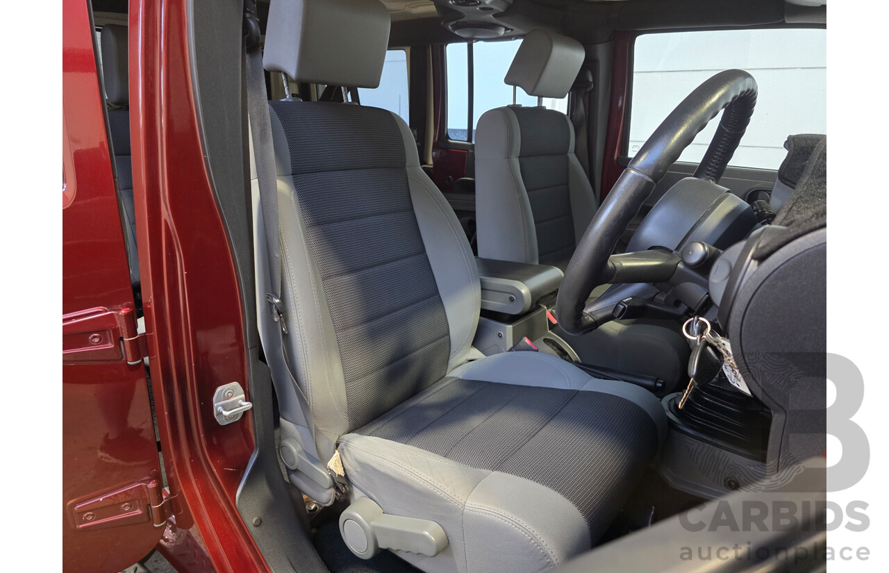 5/2007 Jeep Wrangler Unlimited Sport (4x4) JK 4d Softtop Red V6 3.8L
