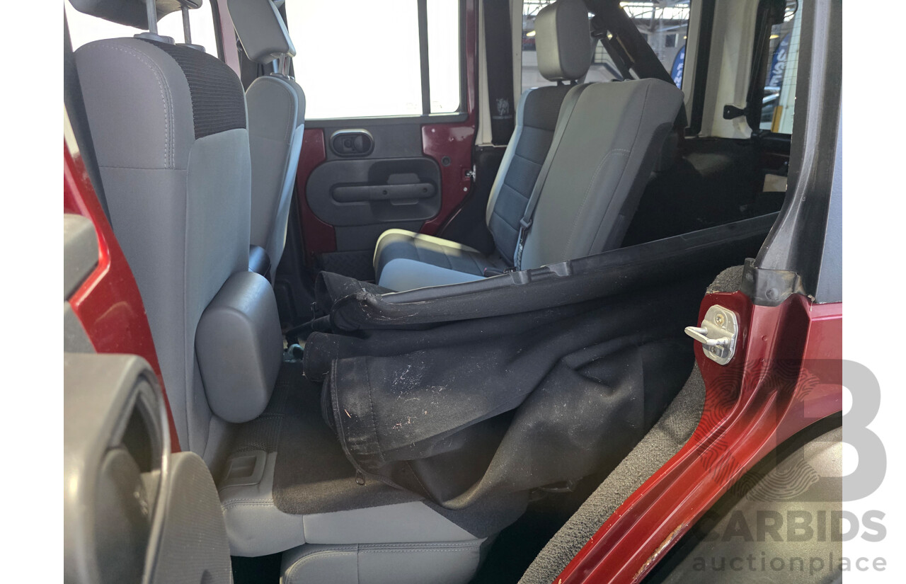 5/2007 Jeep Wrangler Unlimited Sport (4x4) JK 4d Softtop Red V6 3.8L