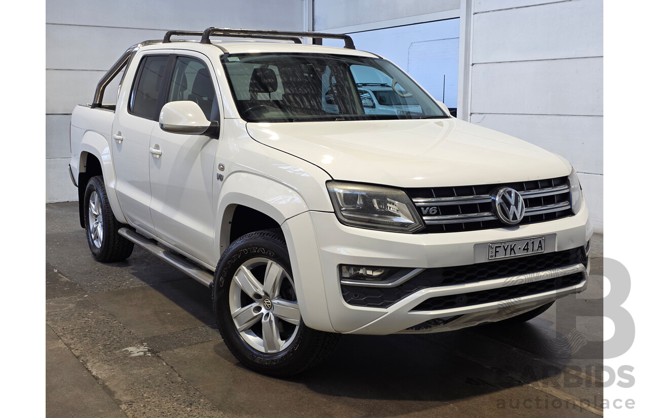 9/2017 Volkswagen Amarok V6 TDI 550 Highline (4x4) 2H MY17.5 Dual Cab Utility Candy White Turbo Diesel 3.0L