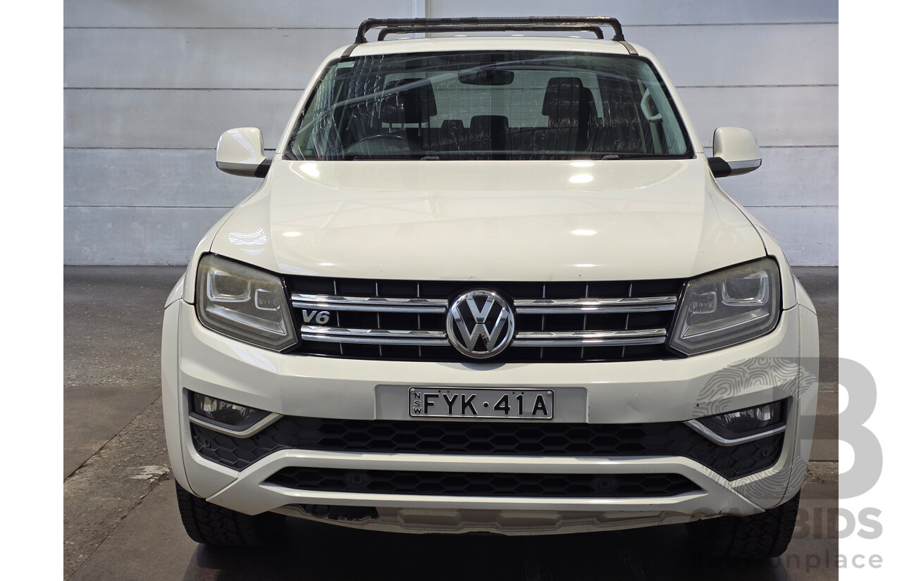 9/2017 Volkswagen Amarok V6 TDI 550 Highline (4x4) 2H MY17.5 Dual Cab Utility Candy White Turbo Diesel 3.0L