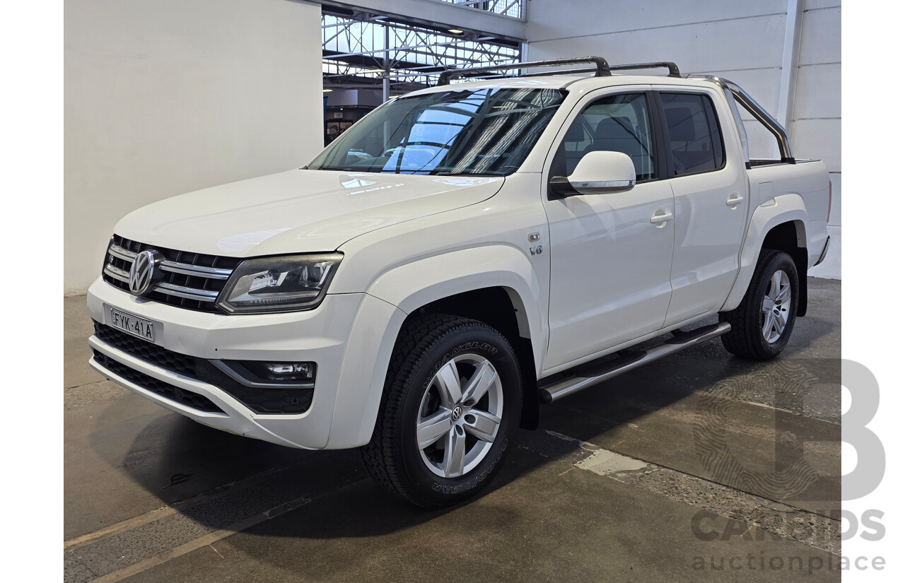 9/2017 Volkswagen Amarok V6 TDI 550 Highline (4x4) 2H MY17.5 Dual Cab Utility Candy White Turbo Diesel 3.0L