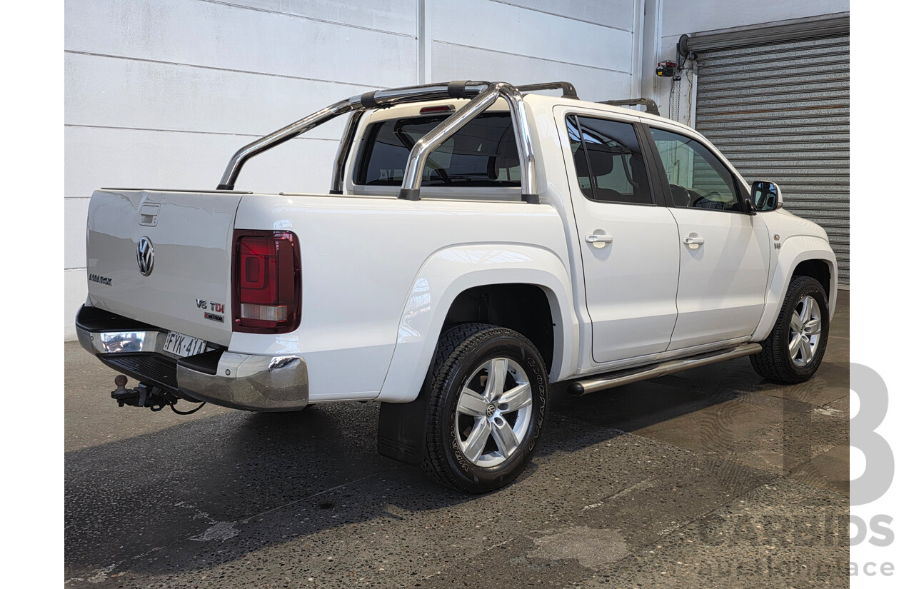 9/2017 Volkswagen Amarok V6 TDI 550 Highline (4x4) 2H MY17.5 Dual Cab Utility Candy White Turbo Diesel 3.0L