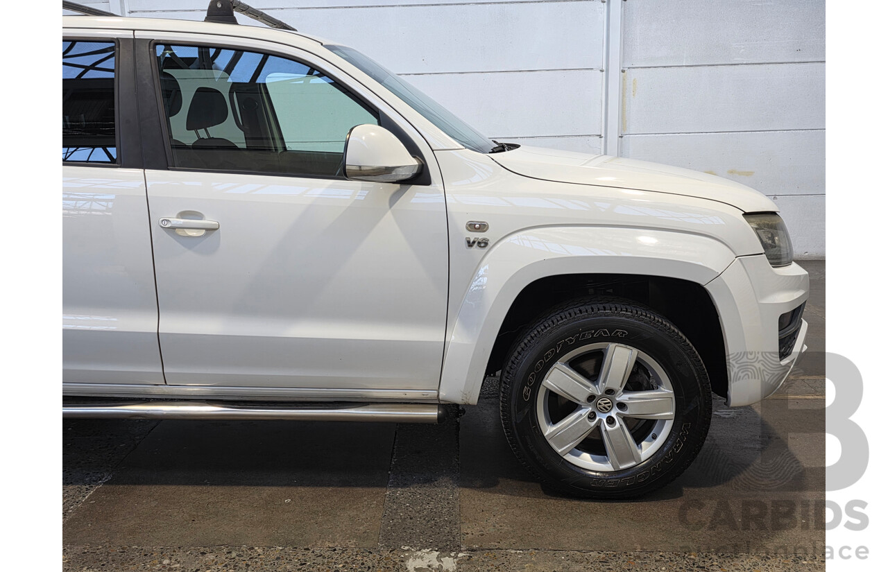 9/2017 Volkswagen Amarok V6 TDI 550 Highline (4x4) 2H MY17.5 Dual Cab Utility Candy White Turbo Diesel 3.0L