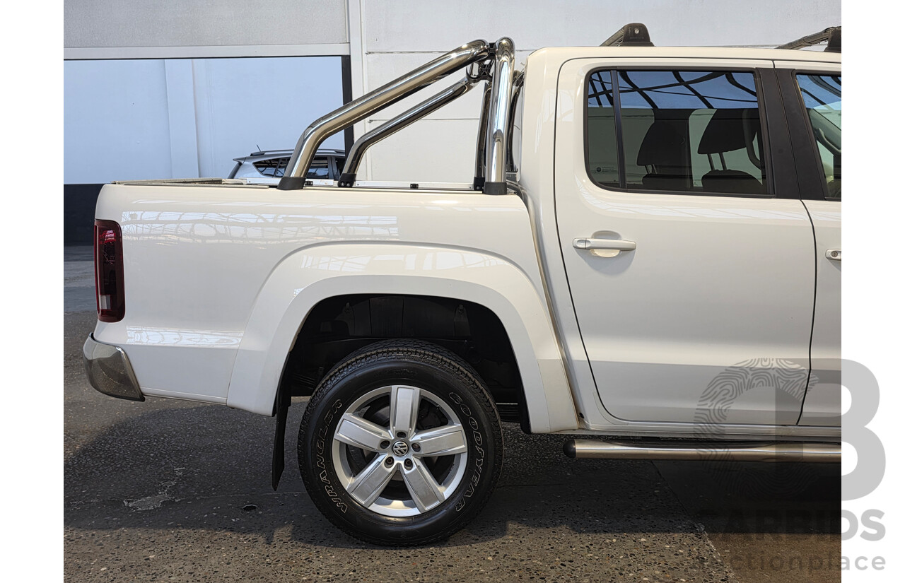 9/2017 Volkswagen Amarok V6 TDI 550 Highline (4x4) 2H MY17.5 Dual Cab Utility Candy White Turbo Diesel 3.0L