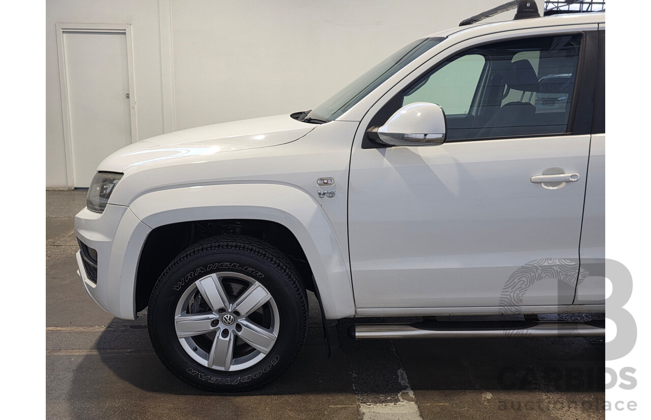 9/2017 Volkswagen Amarok V6 TDI 550 Highline (4x4) 2H MY17.5 Dual Cab Utility Candy White Turbo Diesel 3.0L