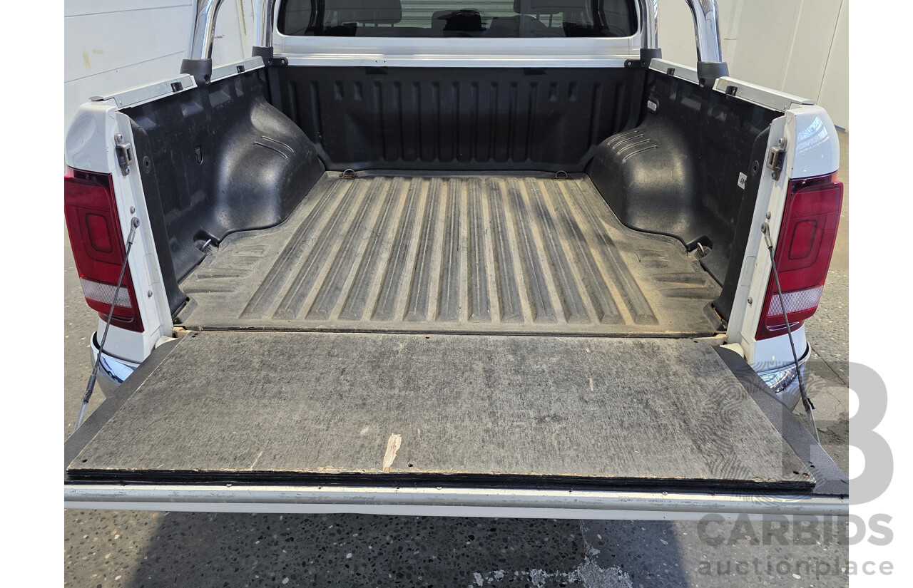 9/2017 Volkswagen Amarok V6 TDI 550 Highline (4x4) 2H MY17.5 Dual Cab Utility Candy White Turbo Diesel 3.0L