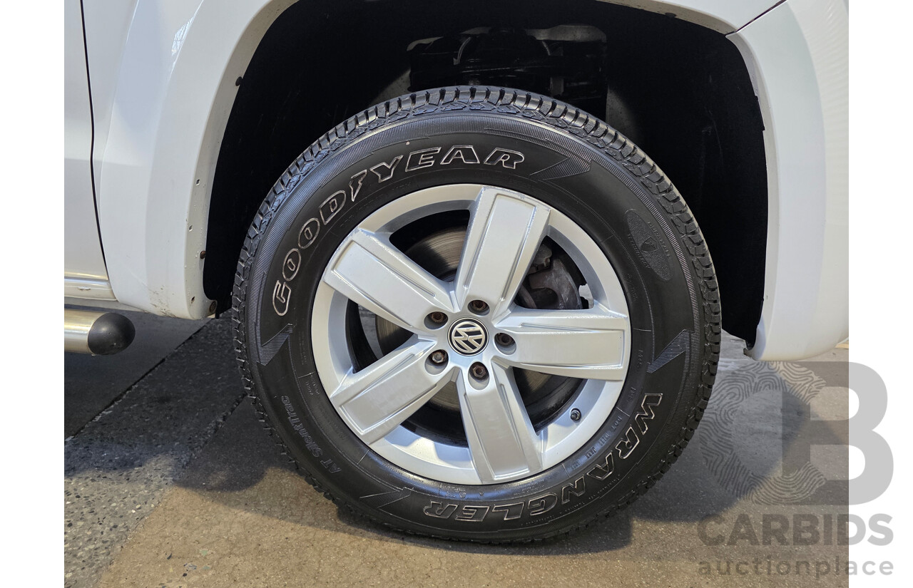 9/2017 Volkswagen Amarok V6 TDI 550 Highline (4x4) 2H MY17.5 Dual Cab Utility Candy White Turbo Diesel 3.0L