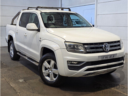9/2017 Volkswagen Amarok V6 TDI 550 Highline (4x4) 2H MY17.5 Dual Cab Utility Candy White Turbo Diesel 3.0L