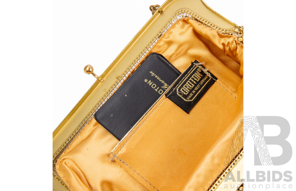 Vintage Collection of 3 Vintage Gold Mesh Kiss-lock Purses by Oroton