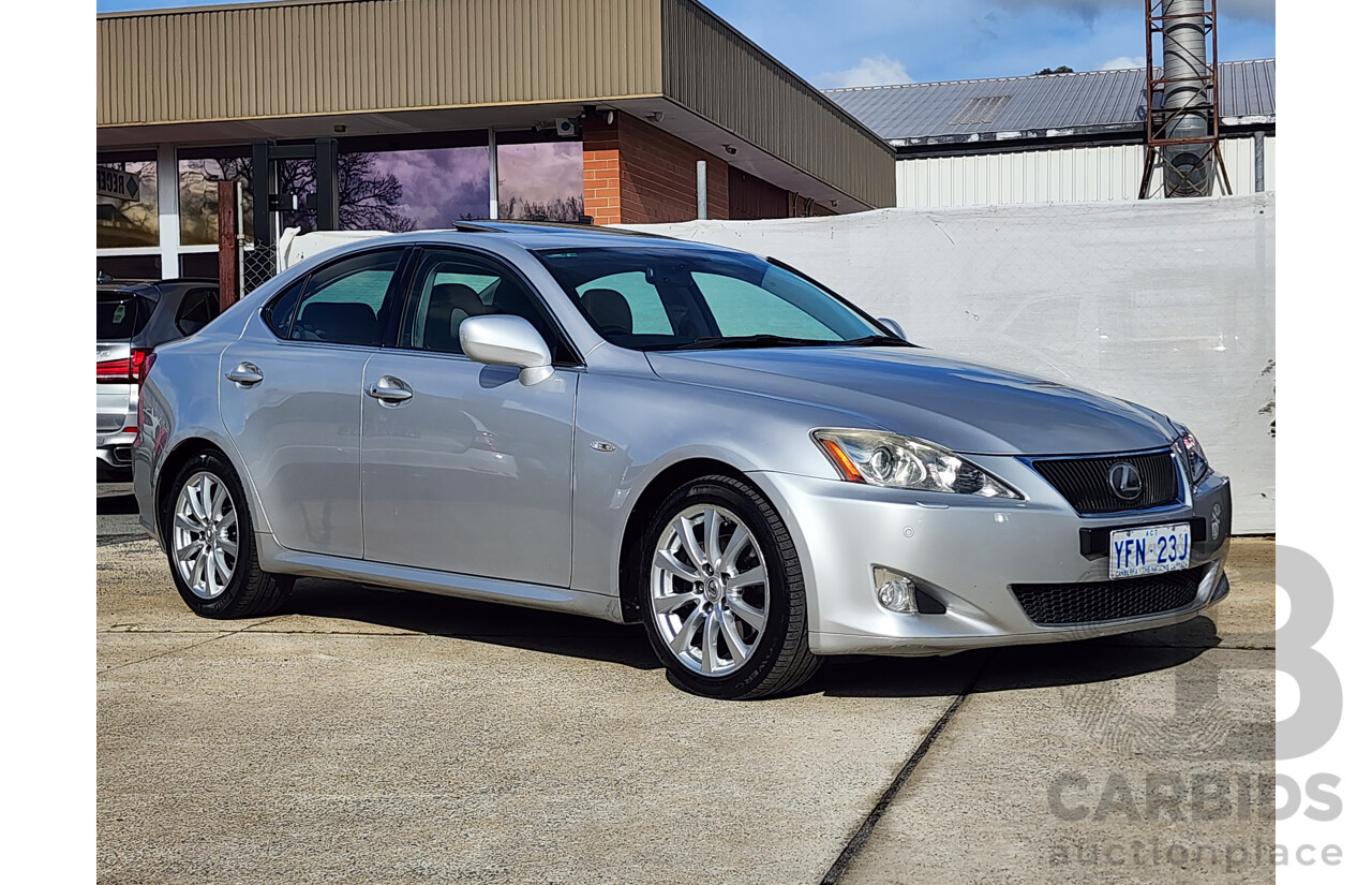 3/2008 Lexus Is250 Sports Luxury GSE20R 4d Sedan Silver 2.5L