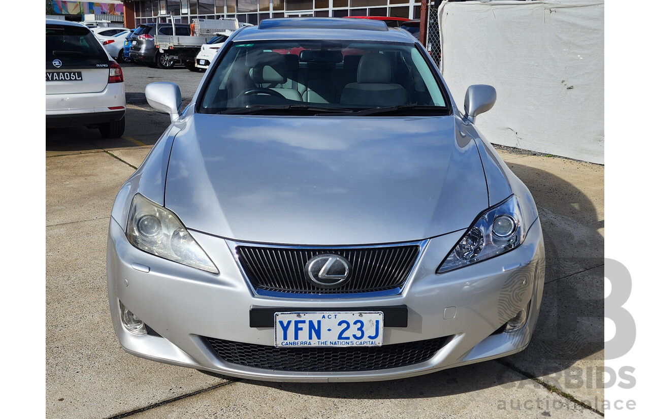 3/2008 Lexus Is250 Sports Luxury GSE20R 4d Sedan Silver 2.5L