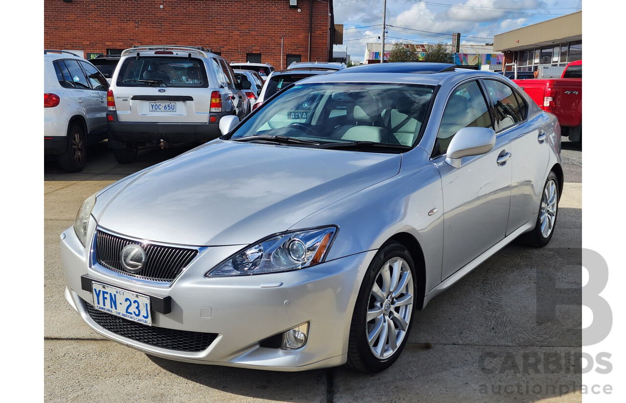 3/2008 Lexus Is250 Sports Luxury GSE20R 4d Sedan Silver 2.5L