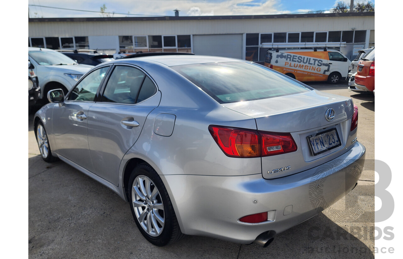 3/2008 Lexus Is250 Sports Luxury GSE20R 4d Sedan Silver 2.5L