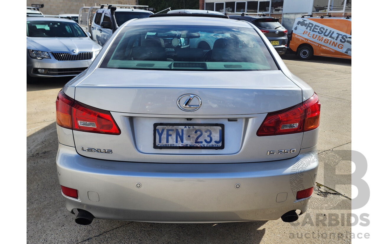 3/2008 Lexus Is250 Sports Luxury GSE20R 4d Sedan Silver 2.5L