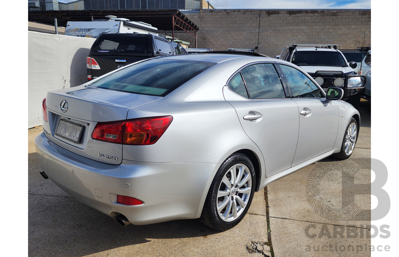 3/2008 Lexus Is250 Sports Luxury GSE20R 4d Sedan Silver 2.5L