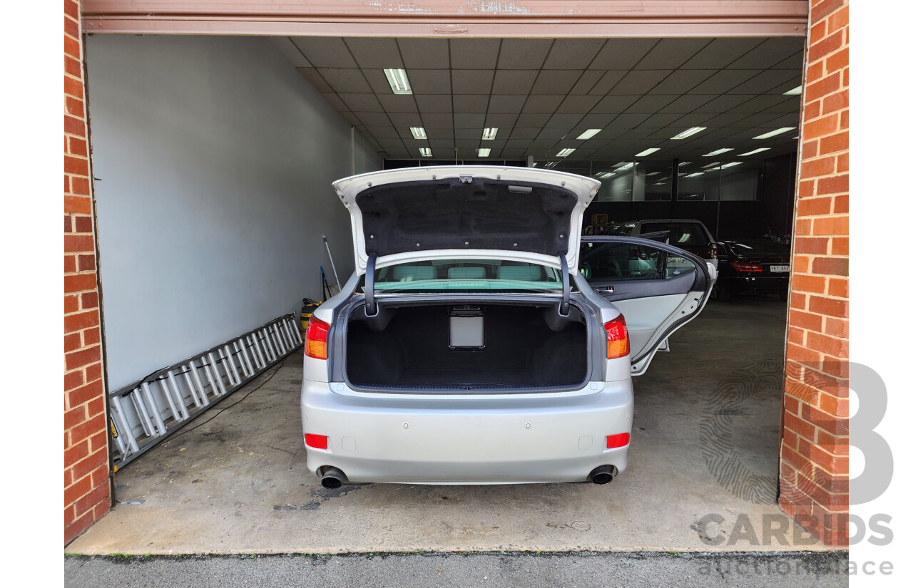 3/2008 Lexus Is250 Sports Luxury GSE20R 4d Sedan Silver 2.5L
