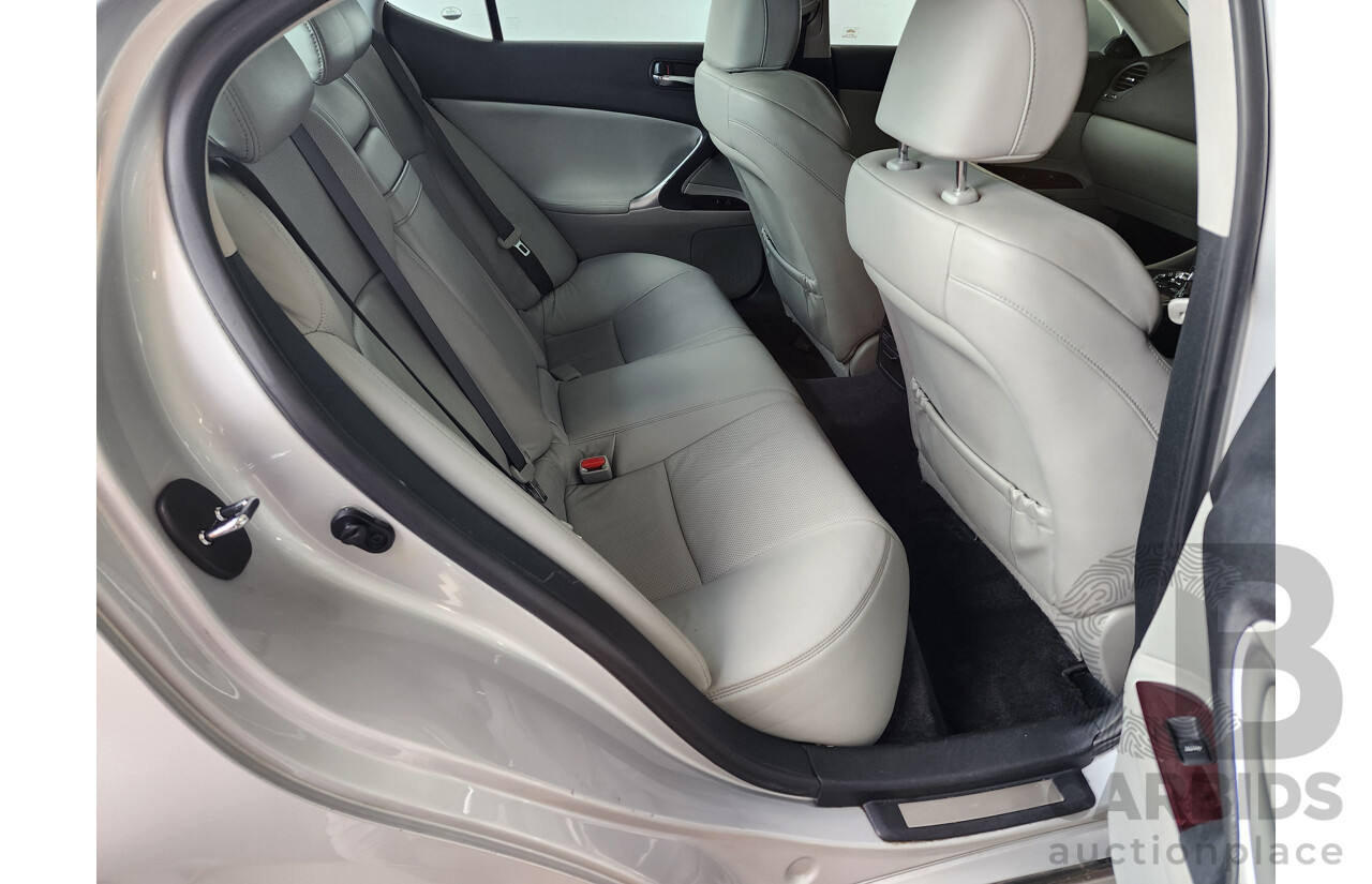 3/2008 Lexus Is250 Sports Luxury GSE20R 4d Sedan Silver 2.5L