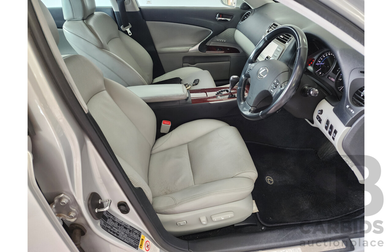 3/2008 Lexus Is250 Sports Luxury GSE20R 4d Sedan Silver 2.5L