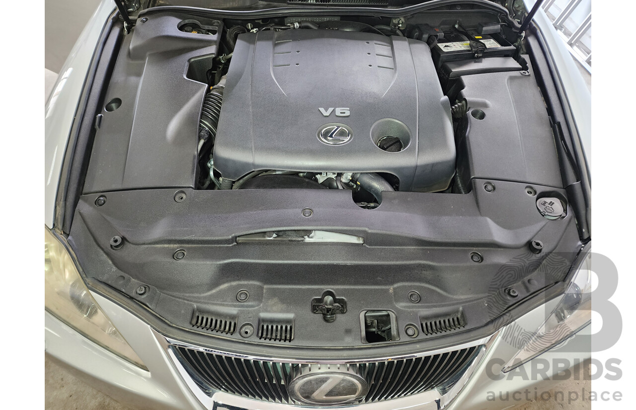 3/2008 Lexus Is250 Sports Luxury GSE20R 4d Sedan Silver 2.5L