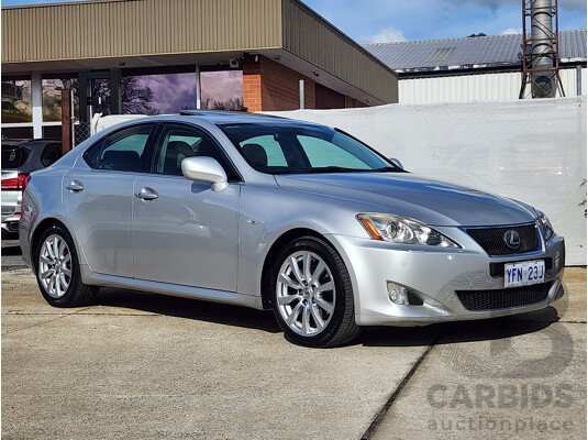 3/2008 Lexus Is250 Sports Luxury GSE20R 4d Sedan Silver 2.5L