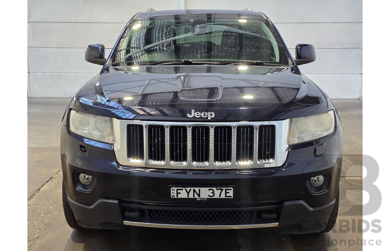 5/2011 Jeep Grand Cherokee Limited (4x4) WK 4d Wagon Black V6 3.6L