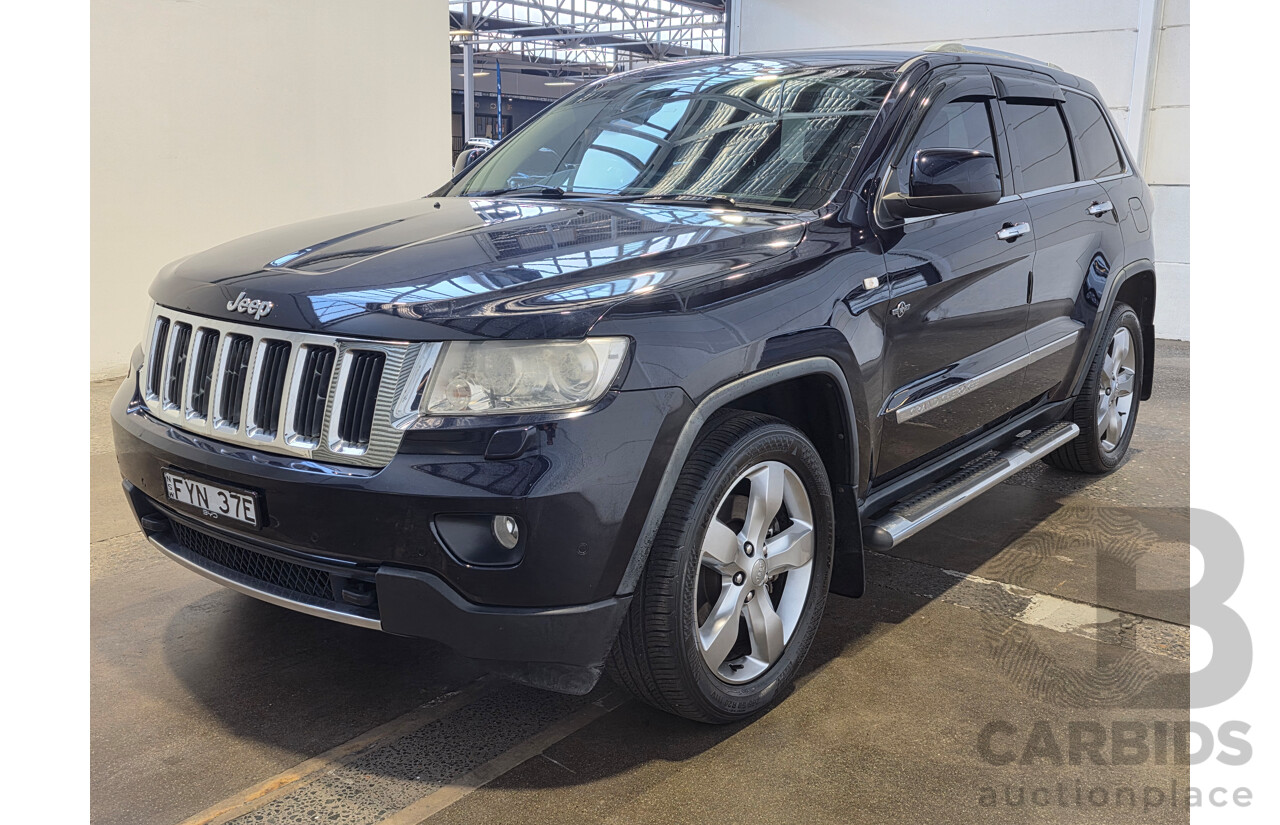5/2011 Jeep Grand Cherokee Limited (4x4) WK 4d Wagon Black V6 3.6L
