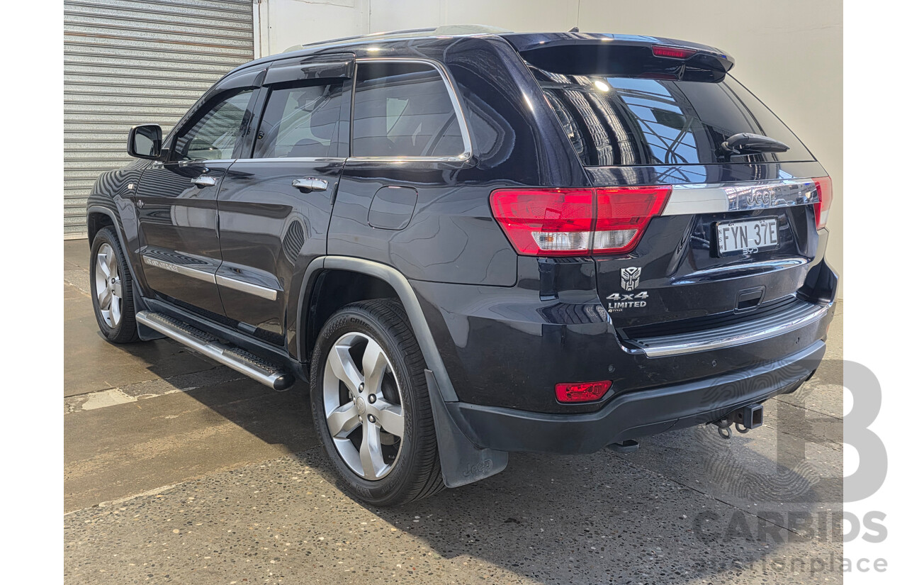 5/2011 Jeep Grand Cherokee Limited (4x4) WK 4d Wagon Black V6 3.6L