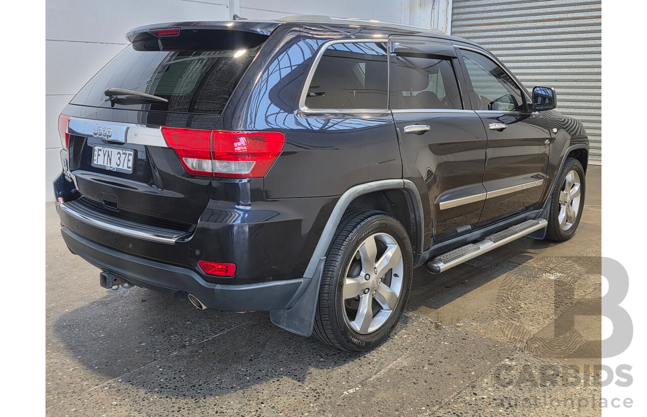 5/2011 Jeep Grand Cherokee Limited (4x4) WK 4d Wagon Black V6 3.6L