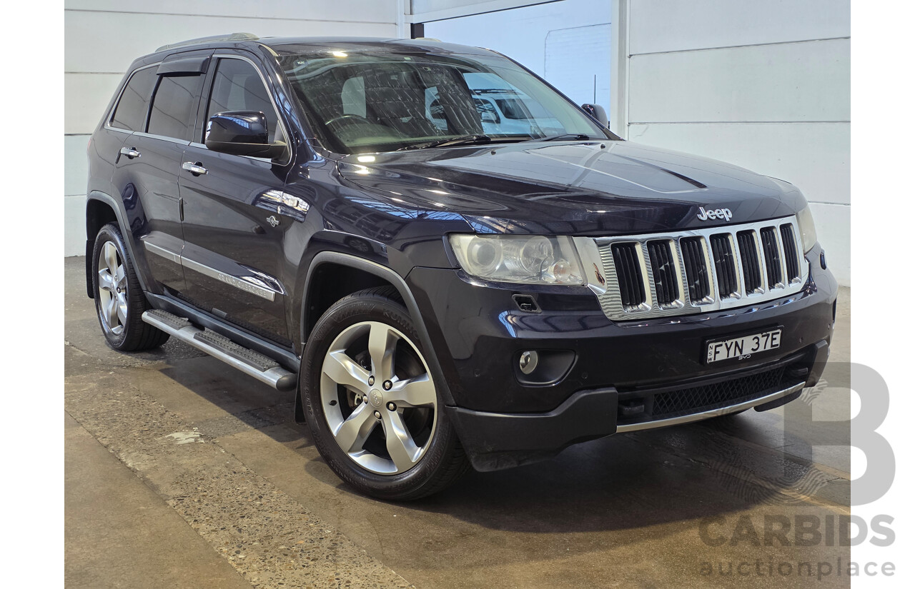 5/2011 Jeep Grand Cherokee Limited (4x4) WK 4d Wagon Black V6 3.6L