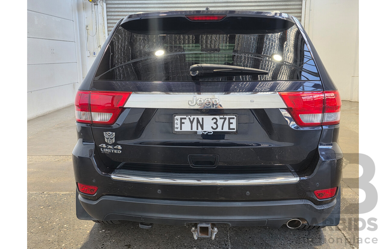 5/2011 Jeep Grand Cherokee Limited (4x4) WK 4d Wagon Black V6 3.6L