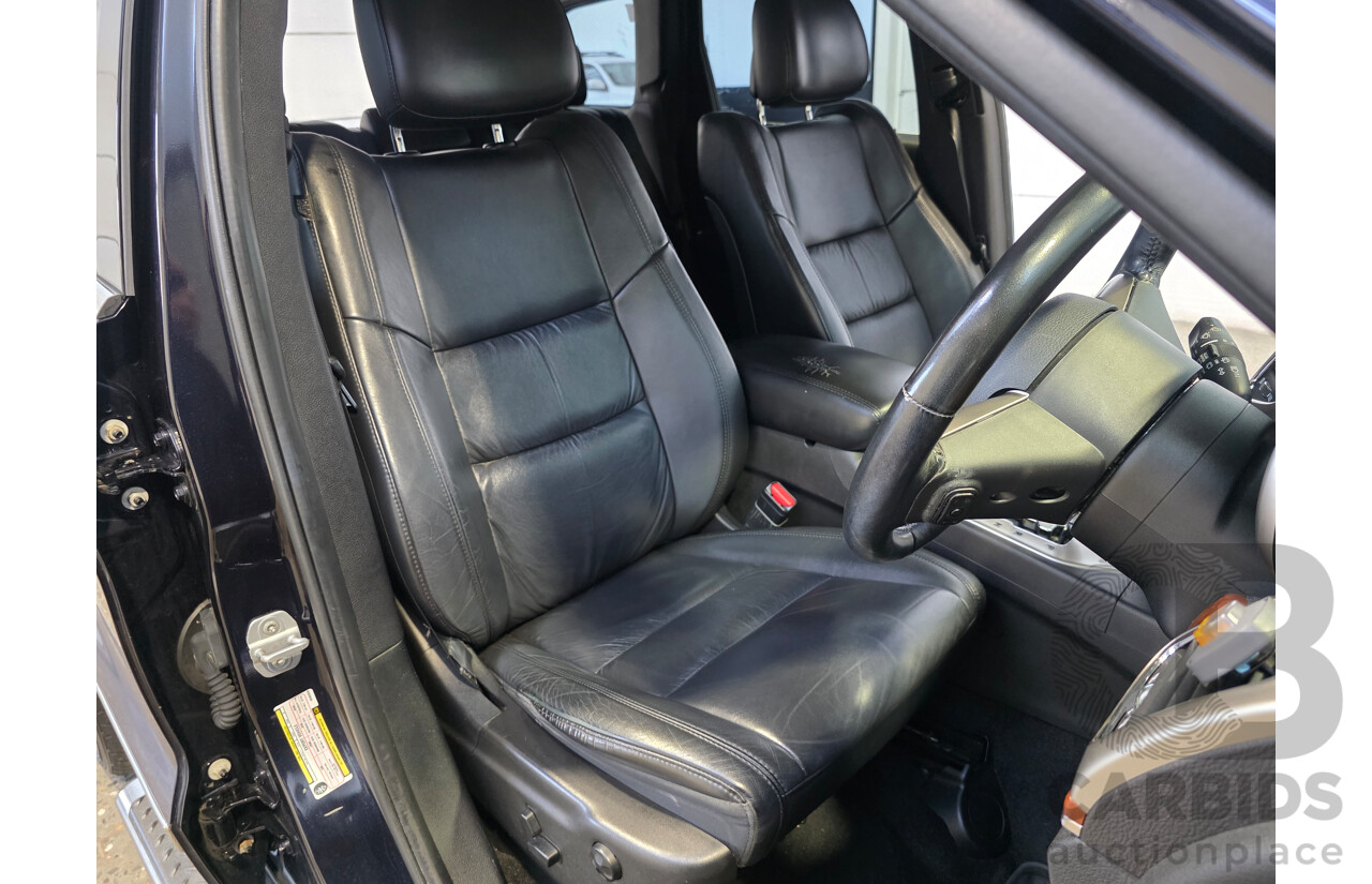 5/2011 Jeep Grand Cherokee Limited (4x4) WK 4d Wagon Black V6 3.6L