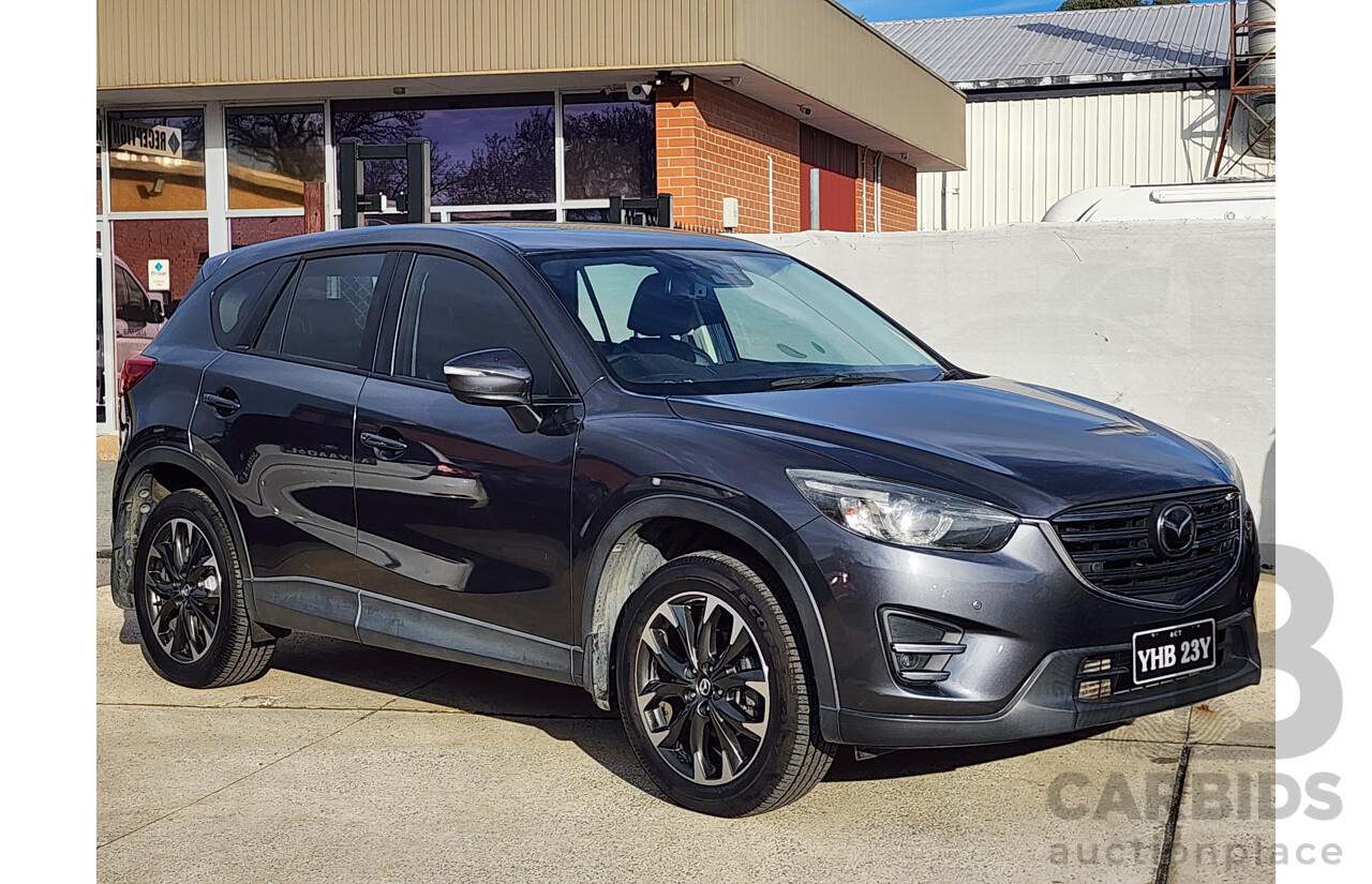11/2015 Mazda Cx-5 Akera (4x4) MY15 4d Wagon Grey 2.2L