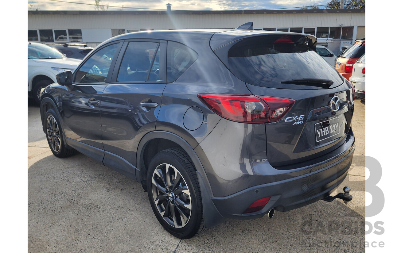 11/2015 Mazda Cx-5 Akera (4x4) MY15 4d Wagon Grey 2.2L