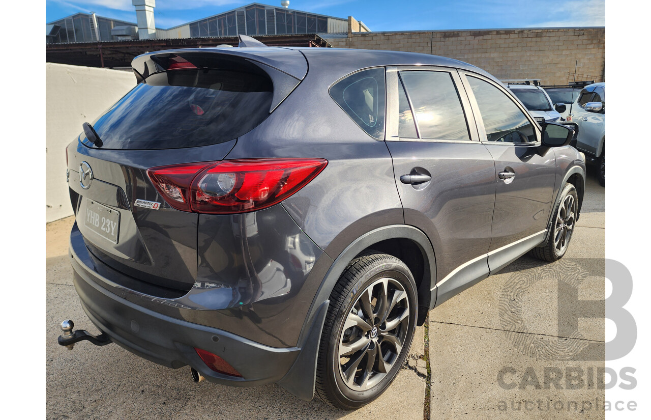 11/2015 Mazda Cx-5 Akera (4x4) MY15 4d Wagon Grey 2.2L