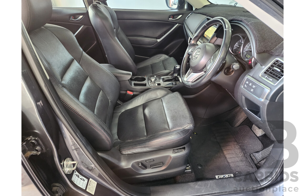 11/2015 Mazda Cx-5 Akera (4x4) MY15 4d Wagon Grey 2.2L