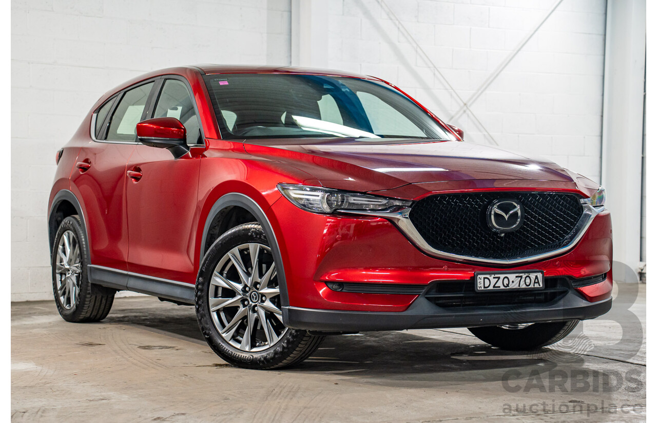 11/2018 Mazda Cx-5 Akera (AWD) MY19 (KF Series 2) 4d Wagon Soul Red Metallic Turbo Diesel 2.2L