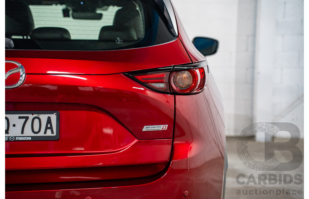 11/2018 Mazda Cx-5 Akera (AWD) MY19 (KF Series 2) 4d Wagon Soul Red Metallic Turbo Diesel 2.2L