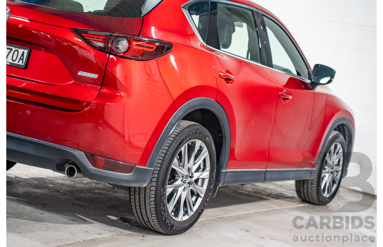 11/2018 Mazda Cx-5 Akera (AWD) MY19 (KF Series 2) 4d Wagon Soul Red Metallic Turbo Diesel 2.2L