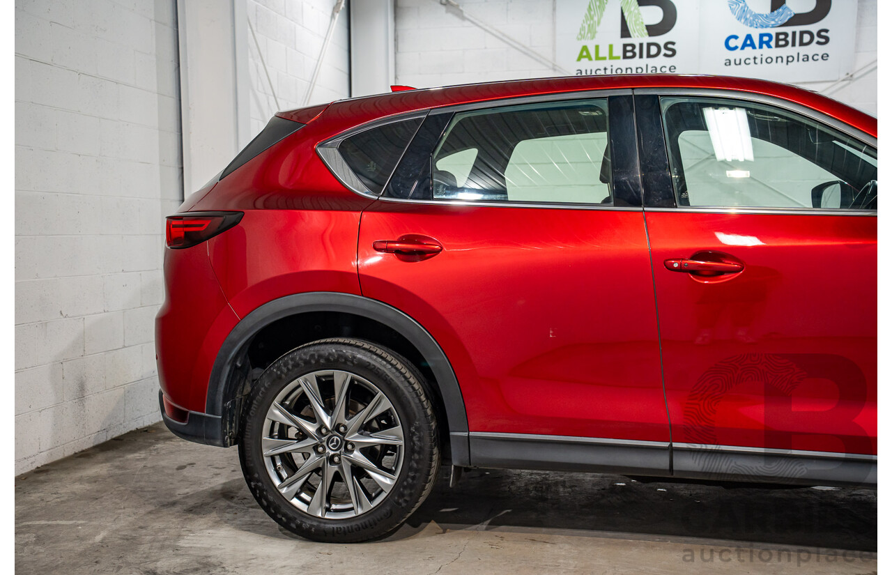 11/2018 Mazda Cx-5 Akera (AWD) MY19 (KF Series 2) 4d Wagon Soul Red Metallic Turbo Diesel 2.2L