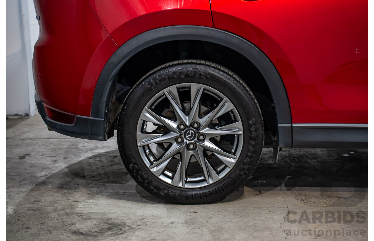 11/2018 Mazda Cx-5 Akera (AWD) MY19 (KF Series 2) 4d Wagon Soul Red Metallic Turbo Diesel 2.2L
