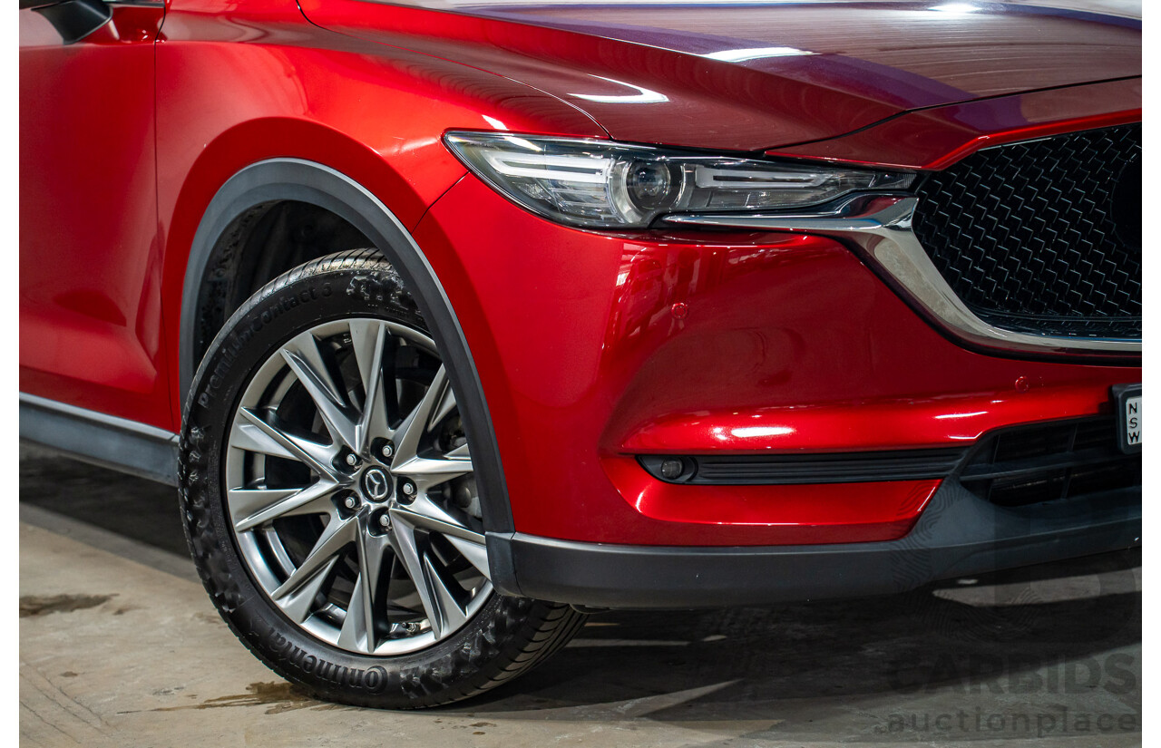 11/2018 Mazda Cx-5 Akera (AWD) MY19 (KF Series 2) 4d Wagon Soul Red Metallic Turbo Diesel 2.2L