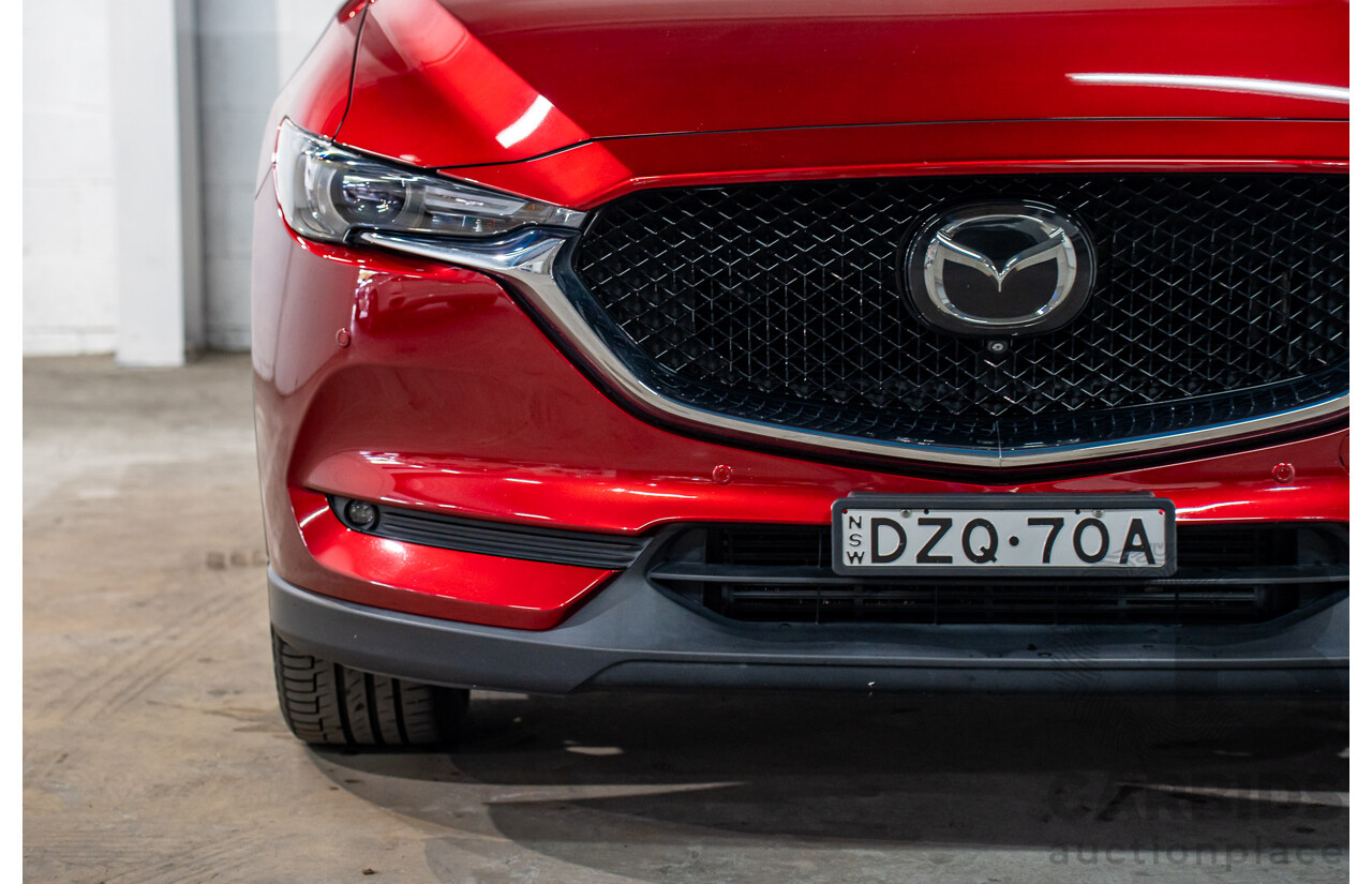 11/2018 Mazda Cx-5 Akera (AWD) MY19 (KF Series 2) 4d Wagon Soul Red Metallic Turbo Diesel 2.2L