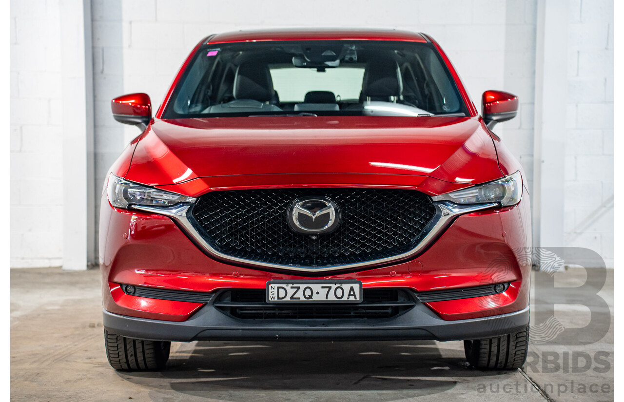 11/2018 Mazda Cx-5 Akera (AWD) MY19 (KF Series 2) 4d Wagon Soul Red Metallic Turbo Diesel 2.2L