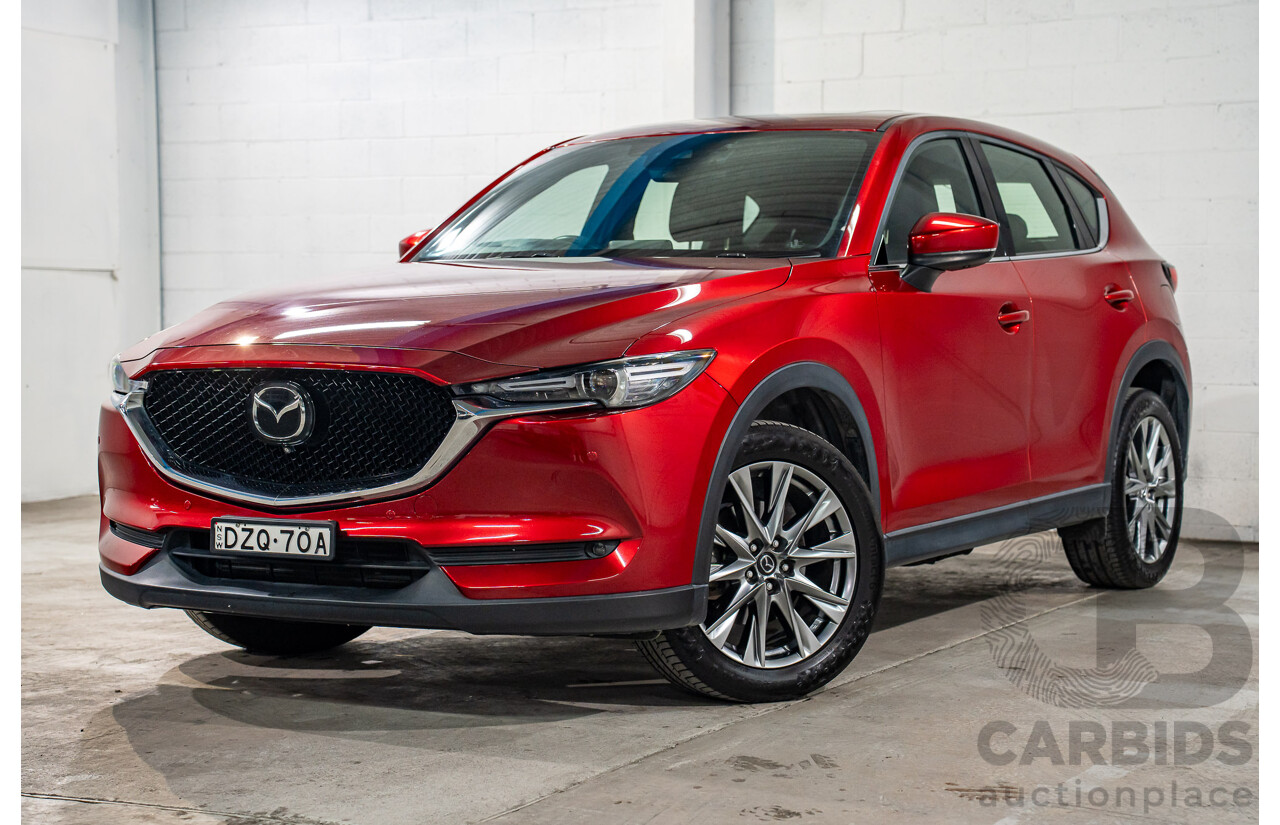 11/2018 Mazda Cx-5 Akera (AWD) MY19 (KF Series 2) 4d Wagon Soul Red Metallic Turbo Diesel 2.2L
