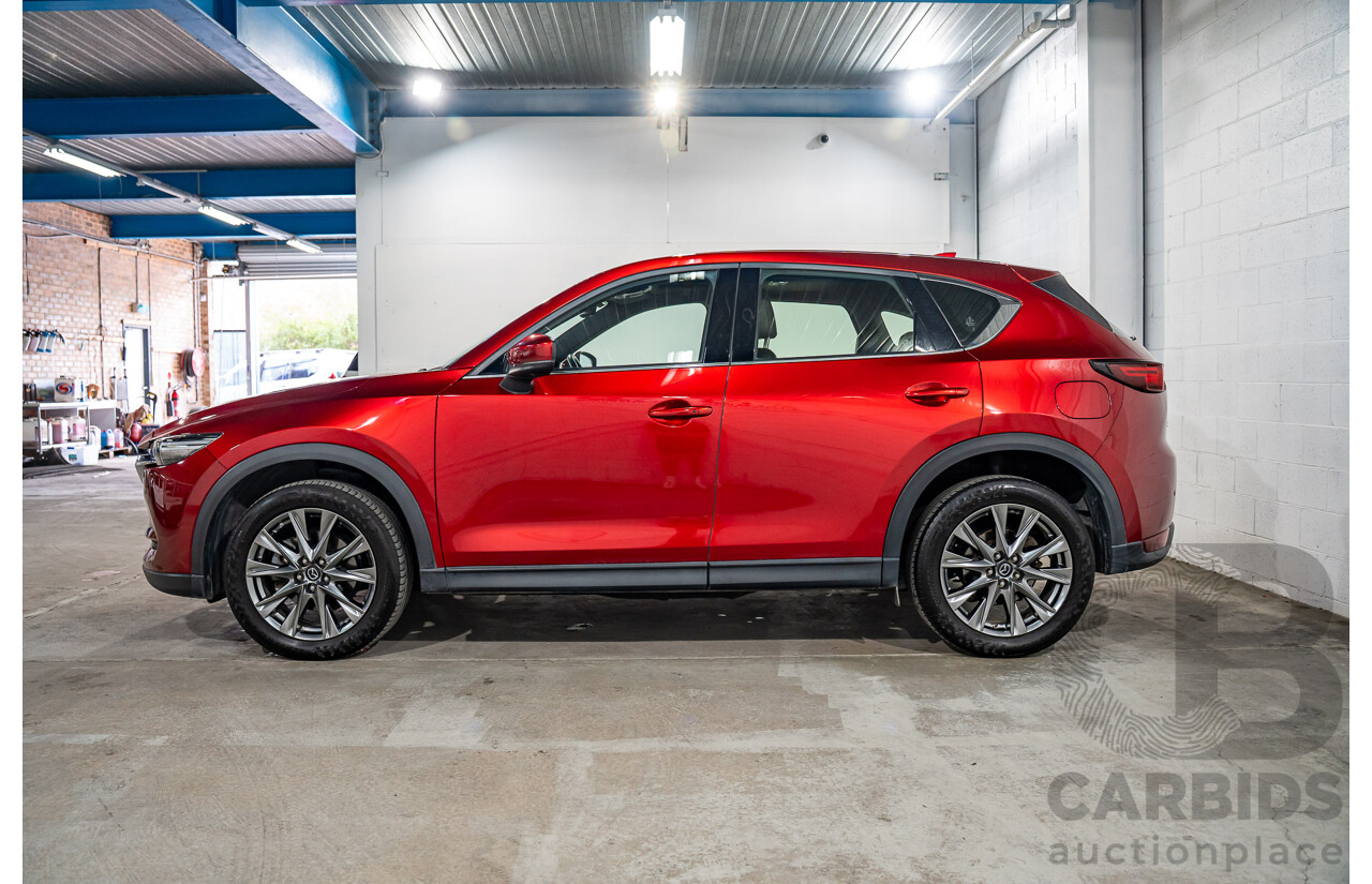 11/2018 Mazda Cx-5 Akera (AWD) MY19 (KF Series 2) 4d Wagon Soul Red Metallic Turbo Diesel 2.2L