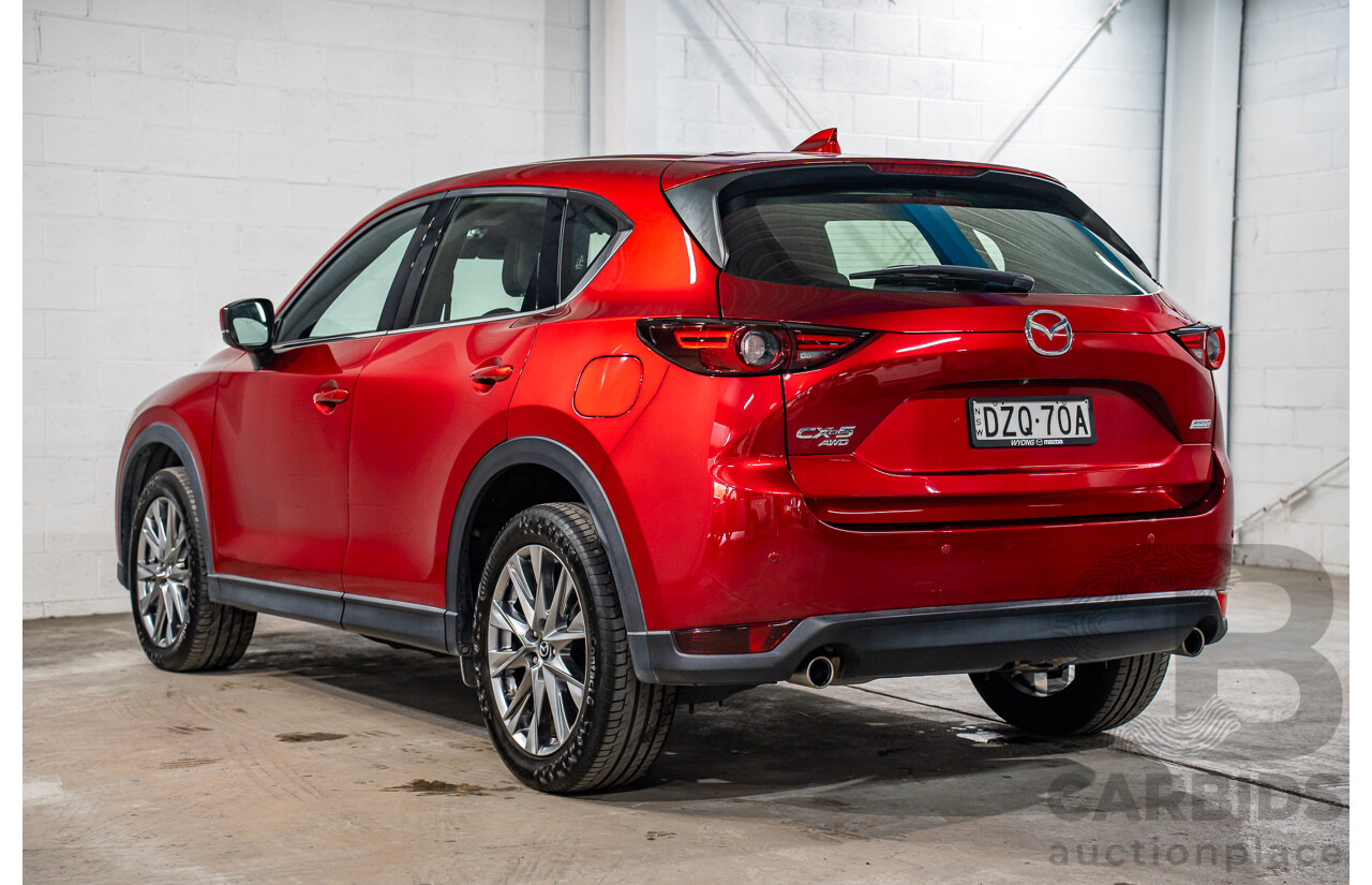 11/2018 Mazda Cx-5 Akera (AWD) MY19 (KF Series 2) 4d Wagon Soul Red Metallic Turbo Diesel 2.2L