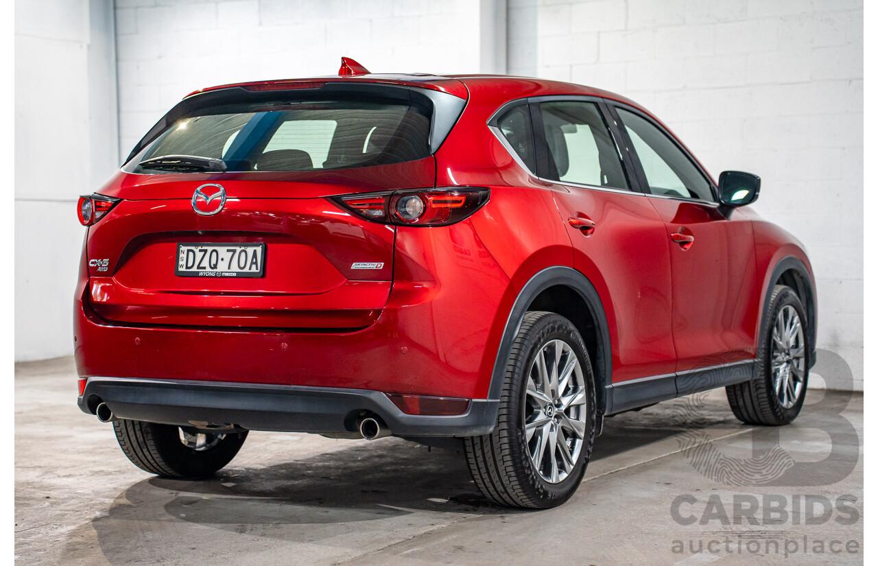 11/2018 Mazda Cx-5 Akera (AWD) MY19 (KF Series 2) 4d Wagon Soul Red Metallic Turbo Diesel 2.2L
