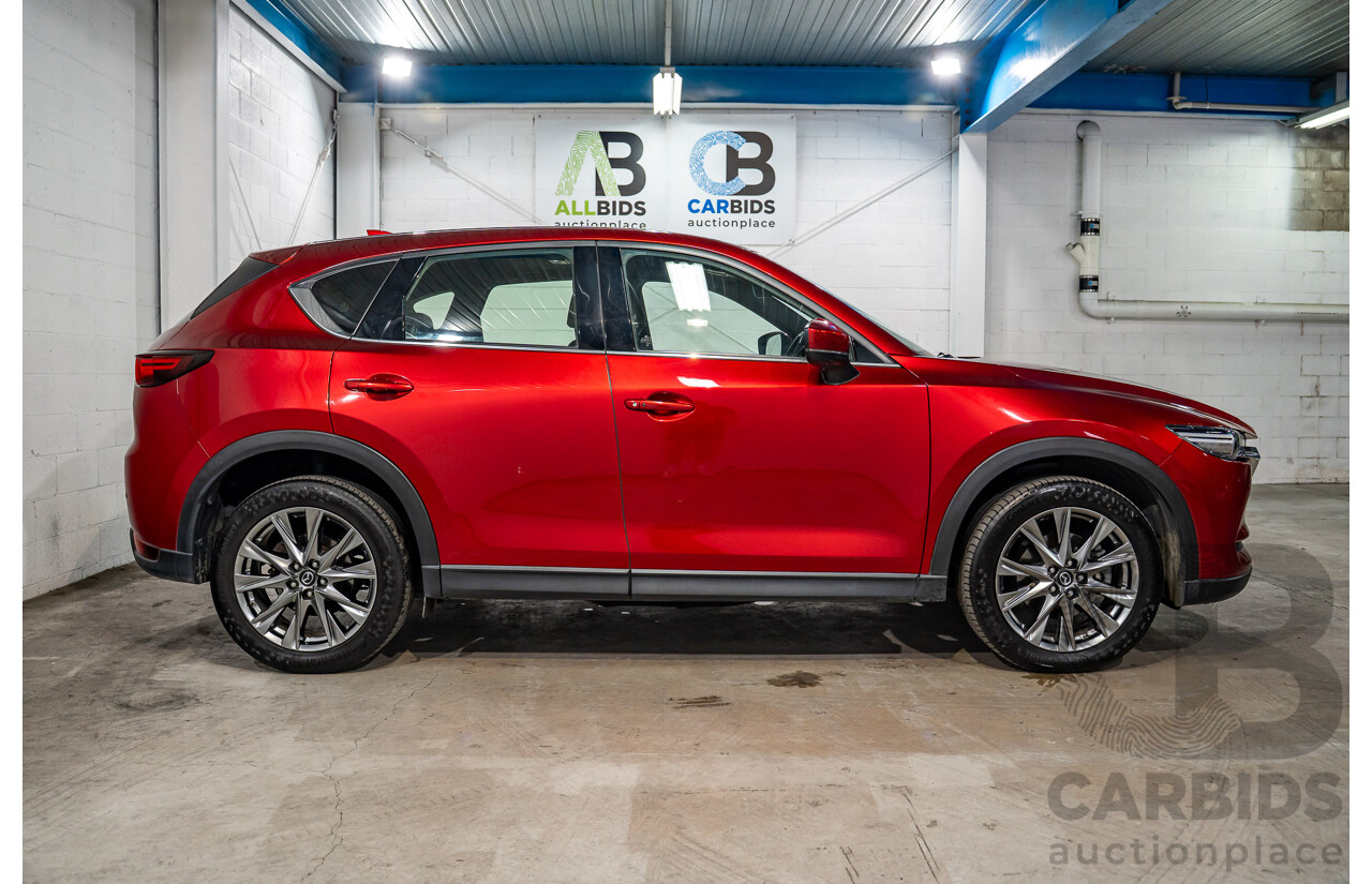 11/2018 Mazda Cx-5 Akera (AWD) MY19 (KF Series 2) 4d Wagon Soul Red Metallic Turbo Diesel 2.2L