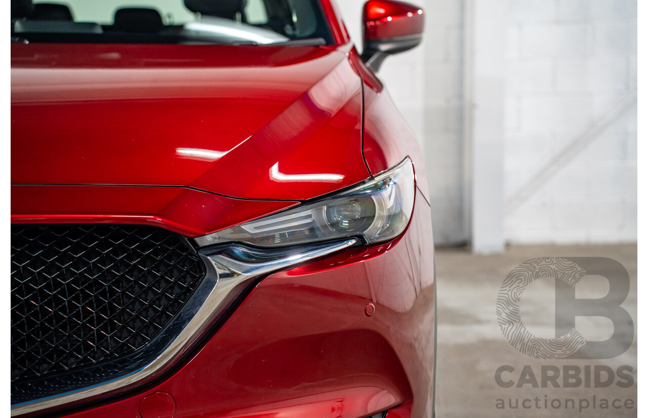 11/2018 Mazda Cx-5 Akera (AWD) MY19 (KF Series 2) 4d Wagon Soul Red Metallic Turbo Diesel 2.2L