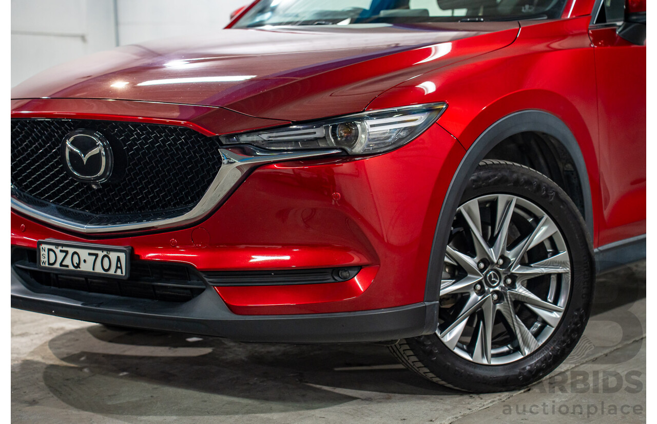 11/2018 Mazda Cx-5 Akera (AWD) MY19 (KF Series 2) 4d Wagon Soul Red Metallic Turbo Diesel 2.2L